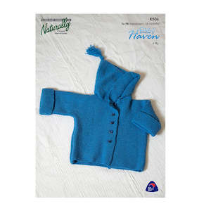 Jackets: K506 Garter Stitch Jacket with Hood