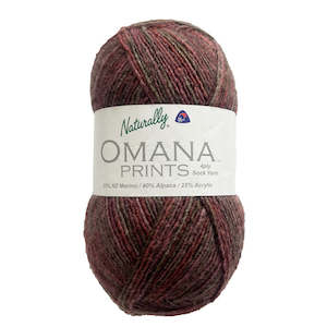 Sock Yarns: Naturally Omana Prints 4ply Sock Yarn