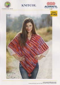 Ponchos: P143 Ladies Poncho