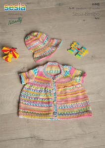 Dresses: K448 Short Sleeve Dress & Sun Hat