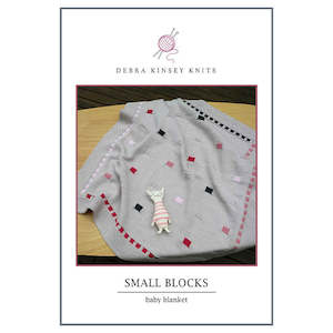 Downloadable: Small Blocks Baby Blanket Digital Download