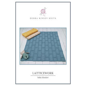 Latticework Baby Blanket Digital Download