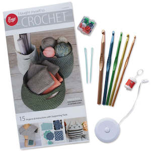 Yarns: Boye I taught myself to crochet - 15 projects