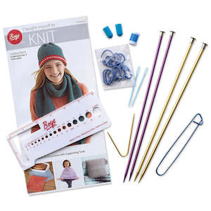 Yarns: Boye I taught myself to knit - 18 projects