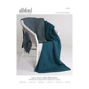 AYP0208 Lace and Cable Blankets