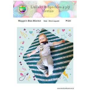 Patterns Baby 8ply: P320 Maggie's Bias Blanket