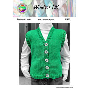 Jumpers: P433 Buttoned Vest