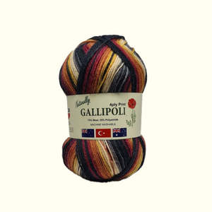 Sock Yarns: Naturally Gallipoli Prints 4ply