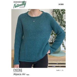 Patterns: N1800 Simple Raglan Jumper