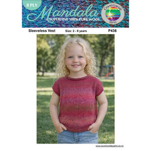 Patterns: P436 Sleeveless Vest