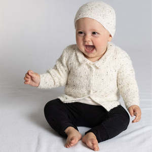 Patterns: 1321 Tweedie Sox Baby Jacket and Beanie