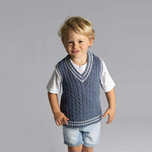1322 Tweedie Sox Cable Vest