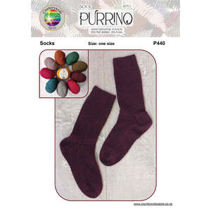 Patterns: P440 Socks One Size
