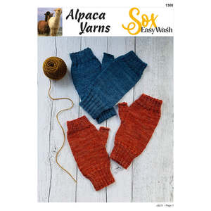 Patterns: 1308 Fingerless Mitts Digital Download