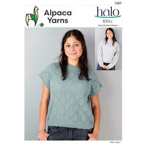 3307 Diamond Lace Sweater or Vest Digital Download