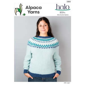 Sweaters: 3302 Fair Isle Sweater Digital Download