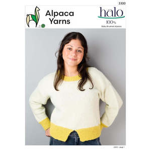 Sweaters: 3300 Sweater with Contrast Bands Digital Download