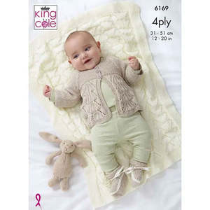 Jackets: 6169 Blanket, Matinee Jacket, Sweater, Bootees & Hat