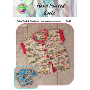 Patterns: P446 Baby Vest & Cardigan