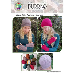 P441 Hat and Wrist Warmers