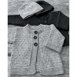 Mika Petite Cardigan & Hat 4ply