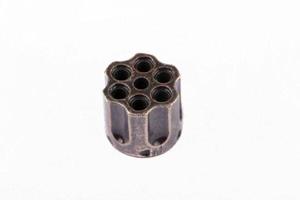 Accessories: Revolver Cylinder Bead Antique Silver