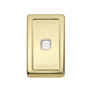 Switch - Rocker 1 Gang Pb Wh 72x115mm Tr