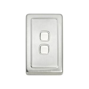 Other: Switch - Rocker 2 Gang Sc Wh 72x115mm Tr