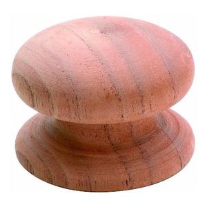 Cedar W/screw Mushroom Knob D48 P40 Tr
