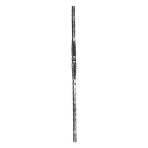 Italian Wrought Iron: Newel Post 1200 - 25x25 Section Id