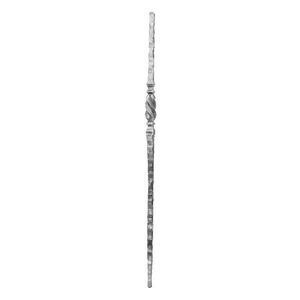 Italian Wrought Iron: Wrought Iron Picket 110 - 25x25 Section Wi