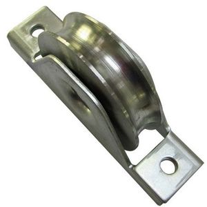 Italian Wrought Iron: Sliding Gate Wheel - U Groove 90mm Sil Jx