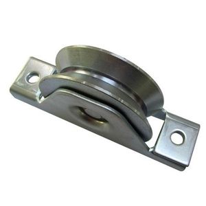 Italian Wrought Iron: Sliding Gate Wheel - Y Groove 90mm Sil Jx