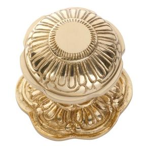 Entrance: Centre Door Knob Pb 80mm Tr