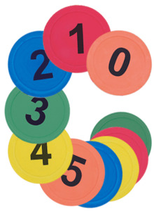 Flat Marker Discs – Numbered