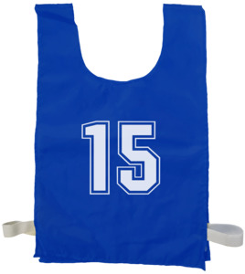 Numbered Sports Bibs – 15 Set