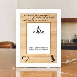 Personalised Pet Memorial Frame – D1 – Knox Engravers