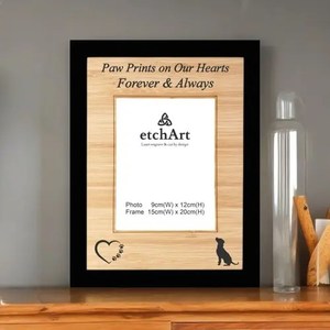Personalised Pet Memorial Frame – D5 – Knox Engravers