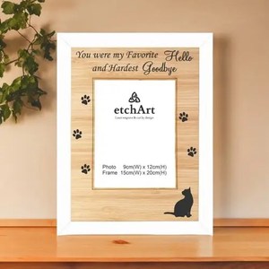 Personalised Pet Memorial Frame – C4 – Knox Engravers