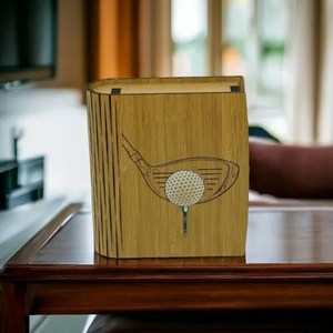 Wooden Box GOLF B1GF – Knox Engravers