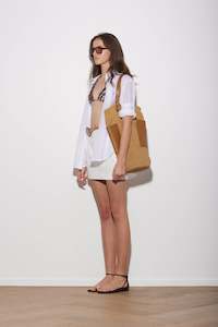 SKIRTS: SOFT BRUSHED COTTON DENIM MINI