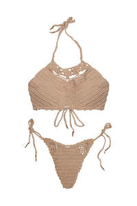 Swimwear: BIKINI SET CARAO PASIFLORA - SAND