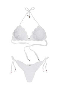 Swimwear: BIKINI SET CARAO COCONUT - WHITE