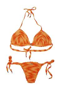 Swimwear: BIKINI SET REILEY - ORANGE YELLOW
