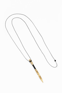 Necklaces: LORENA P COLLAR FLECHA LARGA GOLDENROAD