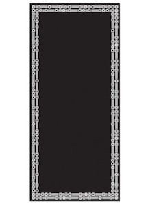 Sarongs: TK SILK SARONG BLACK O/S