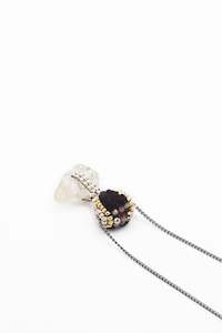 Necklaces: ISHI NECKLACE - HERKIMER QUARTZ