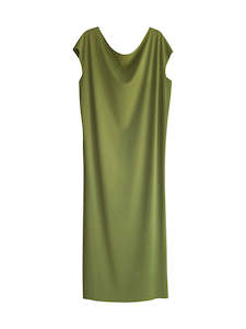 LASER T MAXI DRESS PEAR