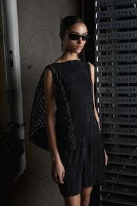 Ravenhue: IMAGAWA SUMMER SHORTS BLACK