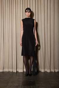 Clothing: CANGU DRESS SILK BLACK